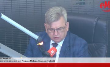 Starosta Tomasz Pleban gościem Radia eM Kielce